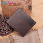 Multi Card Holder Business Retro Genuine Leather Men's RFID Blocking Anti-theft