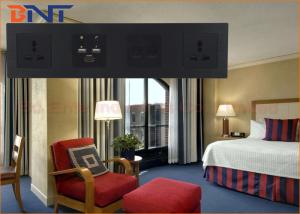Wholesale Intelligent Media Hub , Brushed Aluminum Alloy Mutimedia Wall Socket from china suppliers