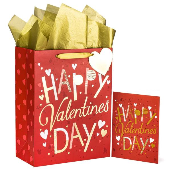 Full Print Competitive Special Valentine's Day Luxury Red Gift Shopping Paper