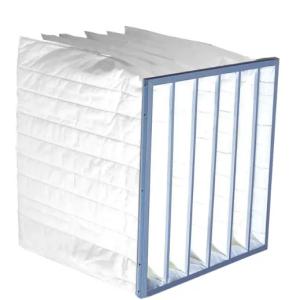 Wholesale Durable White HVAC F9 Bag Filter Synthetic Fiber Air Filter Acid Resistance from china suppliers