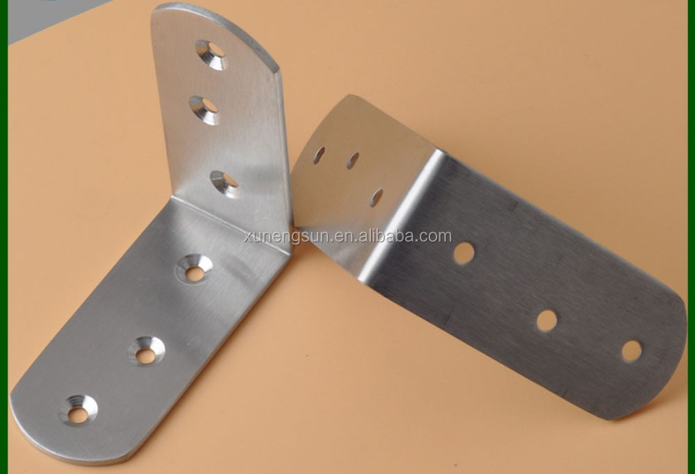 Industrial Stamping Process Metal Furniture Corner Brace for Wooden Furniture