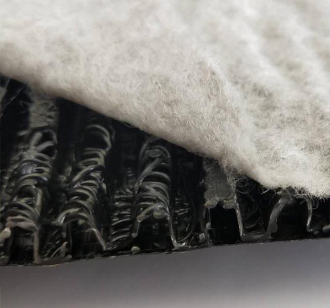 3D PP Extruded Monofilament Wave shaped Core Drainage sheet in shape of W or M for soccer field drainage projects 4