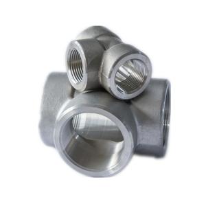 Wholesale Carbon Steel Female Bspt Threaded Tee Fitting Adapter 3 Way Corrosion Resistant from china suppliers