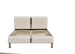 Simple Bedroom Faux Leather Bed CE ROSH BSCI Certification