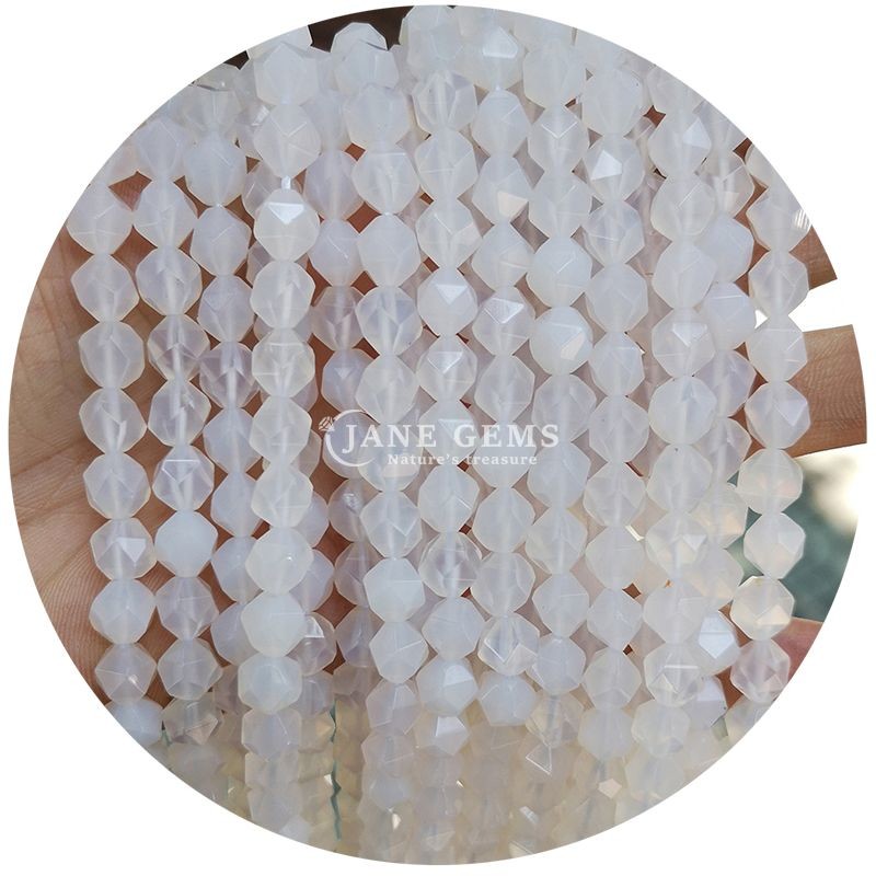 Genuine Faceted Gemstone Loose Beads High Durability for Jewelry Making