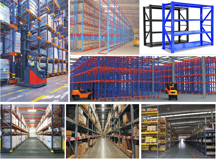 Heavy Duty Warehouse Shelf Racks OEM , steel pallet racking ODM CE Certificate