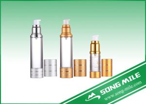 Wholesale Silver Gold Pump Airless Bottle Airless Bottle 50ml 30ml 15ml from china suppliers