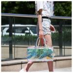 Colorful Transparent Travel Bag New Women'S Bag Casual Fitness Bag Super Cool