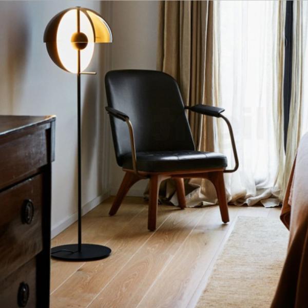 Postmodern LED bedroom floor lamps living room standing luminaires Nordic floor