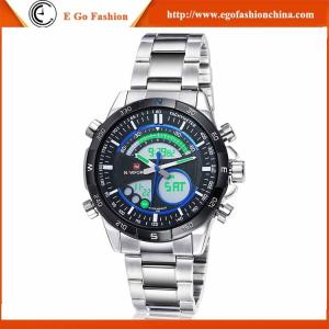 Wholesale LED Light Luminous Hands Watch Sport Watch Big Dial Luxury Brand Naviforce Stainless Watch from china suppliers