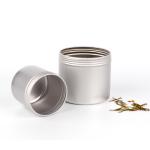 Food Grade Mint Candy Tea Aluminum Canisters Screw Lid Aluminum Cream Jar