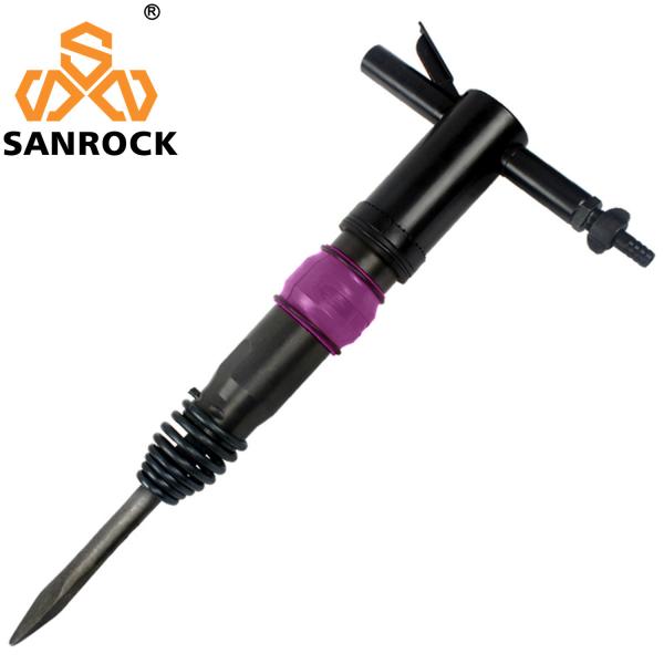 Air Pick Hammer Portable Rock Drill Concrete Breaker Pneumatic Rock Drilling