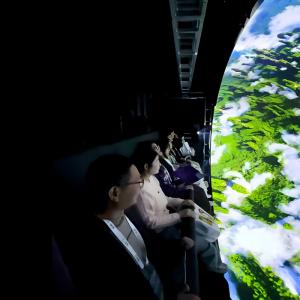 Wholesale Flying Cinema 2025 New Roller Coaster Simulator Dome Cinema Virtual Reality Motion from china suppliers