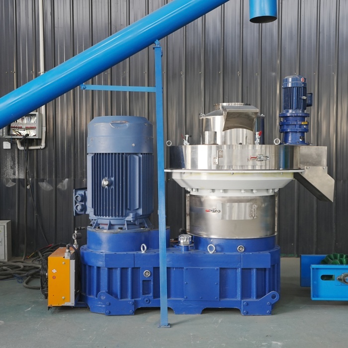 Automated Sawdust Pellet Machine 11kw Poultry Manure Pellet Machine
