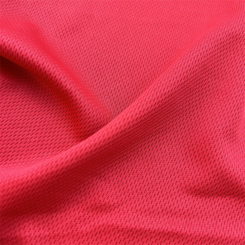 100% Polyester Knit Bird Eye Fabric Breathable Wicking for Activewear Ball Suit
