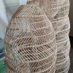 Wicker basket pendant lights Kitchen Dining room Sitting room Decor (WH-WP-18)