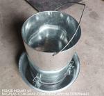 Chicken Feeder Galvanized Chicken Feeder POULTRY FARM Poultry Husbandry Steel