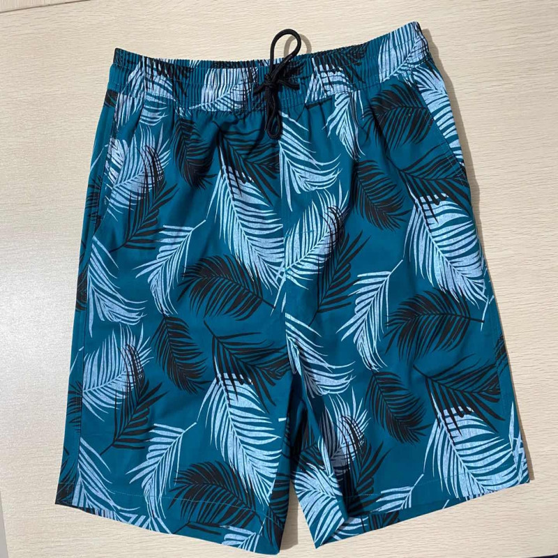 100% Cotton Mens Printed Cotton Shorts Floral Cotton Shorts
