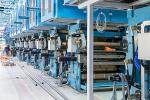Vinyl PVC Wallpaper Production Line , Fabric Backed Wallpaper Manufacturing