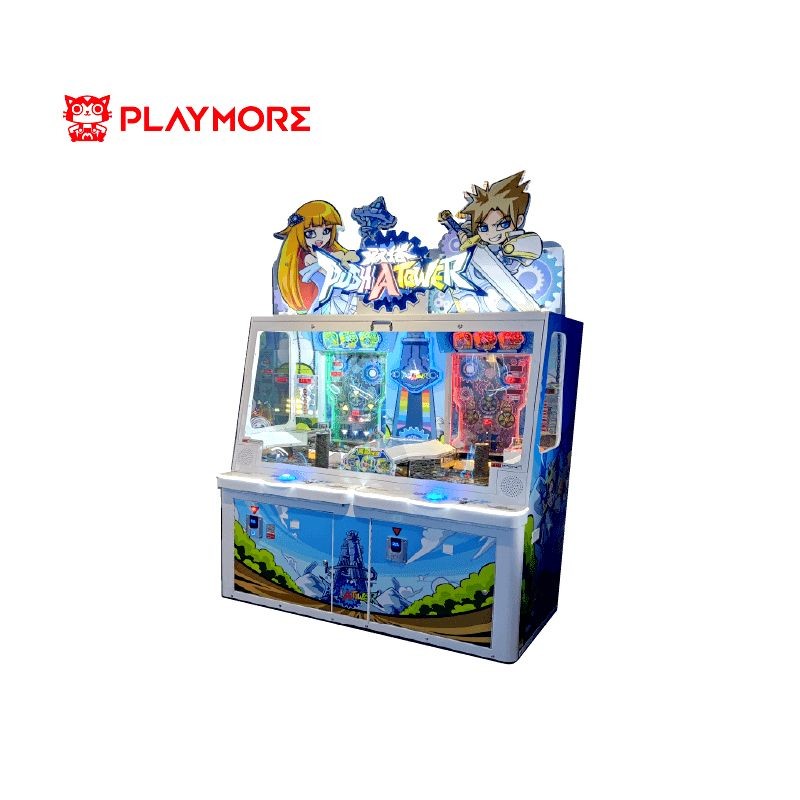 Tower Mechanical Ticket Redemption Arcade Machine 2 Players For Amusement Center