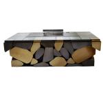 10 Seat Marble Countertop Induction Japanese Teppanyaki Grill Table