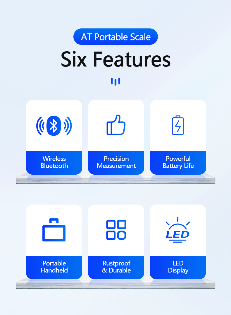 ODM Supported Industrial Weighing Scale with Bluetooth Connection and LED Monitor