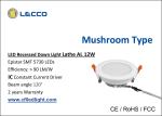 High Efficiency SMD 5730 LED Recessed Downlight For Bathroom / Office CRI > 80