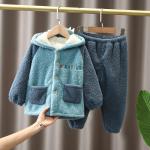 110CM 43in Children'S Pajamas Sets Childrens Dinosaur Pyjamas Thicken Cartoon