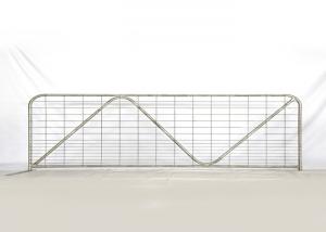 China Anti Crrosion Steel Field Gates , Welded Wire Mesh Steel Farm Fence Gate on sale