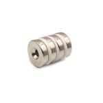 Strong Ndfeb N35 Permanent Ring Neodymium Magnet Nickel Coating