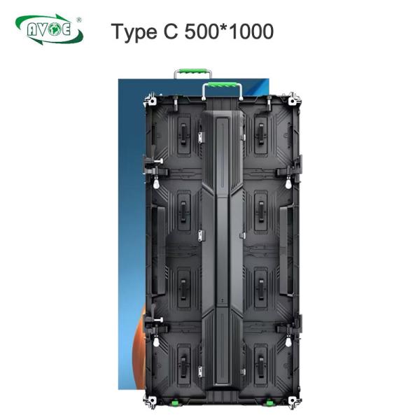 500x500mm 500x1000mm 4K P4.81 LED Screen Type C Indoor Rental LED Display For