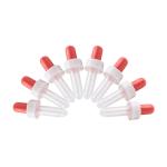 0.25ml Red Head Plastic Bottle Dropper Pipette Packaging
