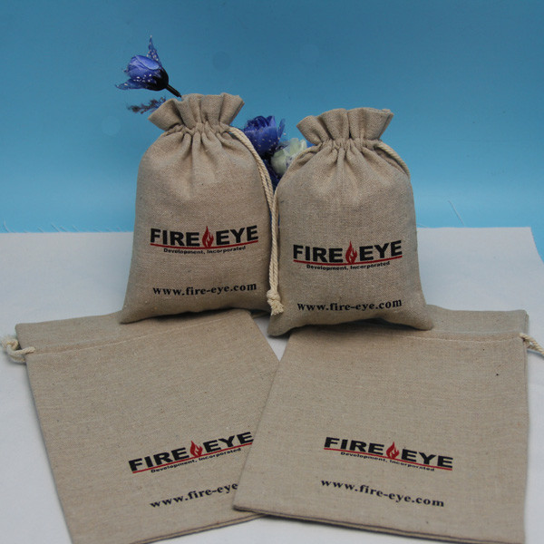 Laminated Burlap Packaging Drawstring Bag For Tea Eco Friendly Easy To Use