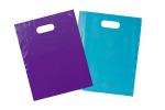 100 Glossy Merchandise Retail Gift Bags , LDPE Material Plastic Retail Bags