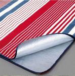 Red Stripes Outside Foldable waterproof Picnic mat Blanket for Camping / Travel