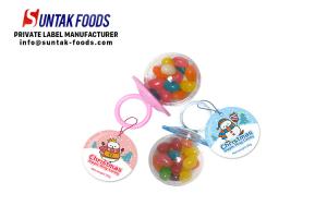 Wholesale Colorful Christmas Nipple Ring Jelly bean candy in big plastic bottle from china suppliers