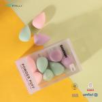 Multi Colored Makeup Sponge Set 7PCS Flawless For Liquid Cream Powder