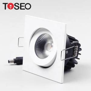 Wholesale Customized Recessed Fire Rated Spotlight Bathroom Square COB Led Downlight from china suppliers
