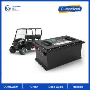 Wholesale CLF Electric Golf Carts LiFePO4 Lithium Battery Customized 60V 72V 96V Lithium Iron EV Battery Pack 100AH 200AH Battery from china suppliers