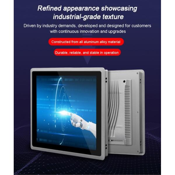 15.6 Inch Industrial all-in-one cash register terminal for supermarkets Linux Win 10 Rk3568 Rk3588 Open Frame Touch Screen Hdmi Panel Pc