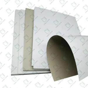Wholesale Factory Price Cardboard Paper Manufacturer Coated Duplex White Board Grey Back from china suppliers