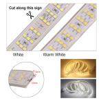 SMD 2835 Led Flexible Strip Lights , AC220V Led Waterproof Strip Lights