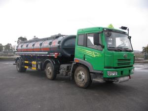 Wholesale 136 KW Green 16cbm 6x2 Chemical Liquid Tank Truck Storage Oil 150 - 250hp from china suppliers