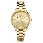 IP Plated Minimalist Rose Gold Watch Casual Design For Couples And Lovers