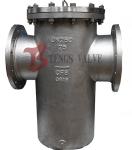 Industrial Simplex Basket Strainer , Fabricated basket type strainer Din Pn25