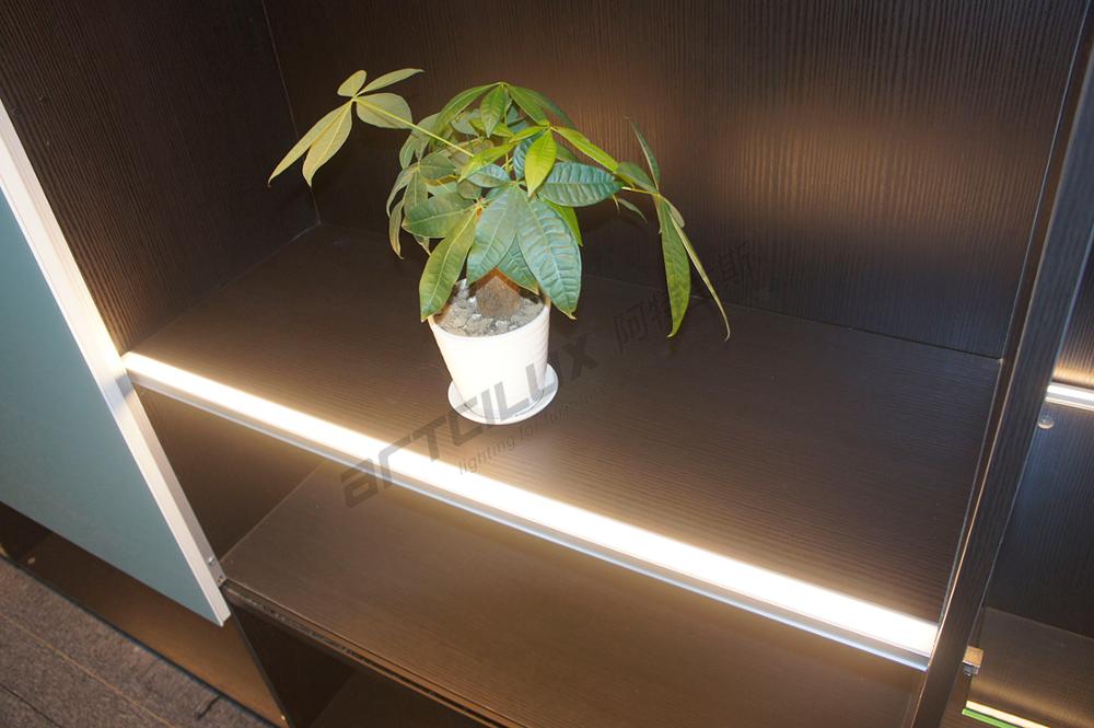 Aluminium Profile LED Under Cabinet Strip Lighting Recessed Mounting