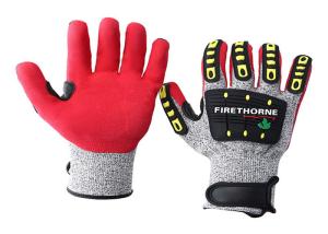 Wholesale HPPE Liner Mechanic Impact Resistant Work Gloves 13 Gauge CE Approved from china suppliers