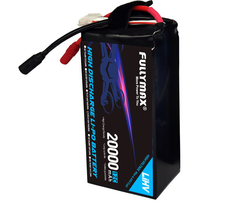 12S 20000mah Lipo Battery Backup 12C 47.04V AS150 XT150 High Voltage Commercial Drone Battery