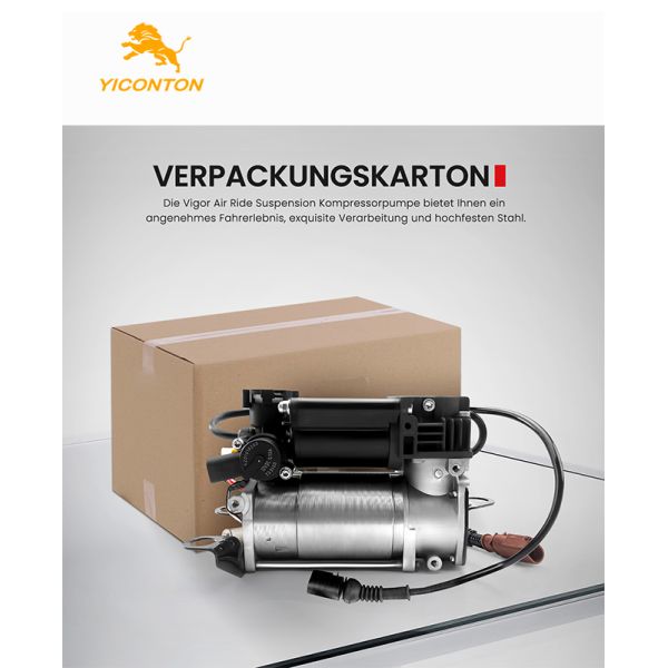 Detailed view of Air Suspension Compressor components