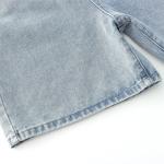 Customized Woman Denim Clothing Embroidery Retro Wash Blue Denim Shorts